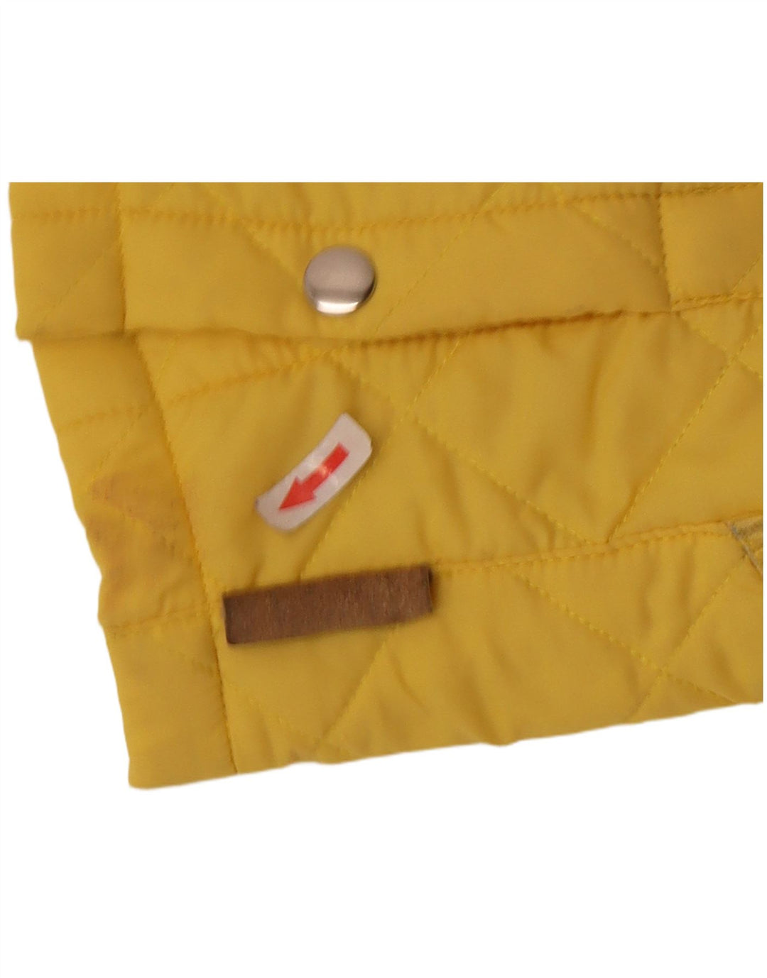 Chaqueta acolchada Husky para mujer UK 12 Poliamida amarilla mediana