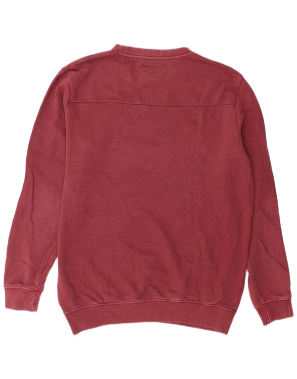PEPE Jeans Sudadera con gráfico para Hombre Jersey Grande Borgoña Algodón