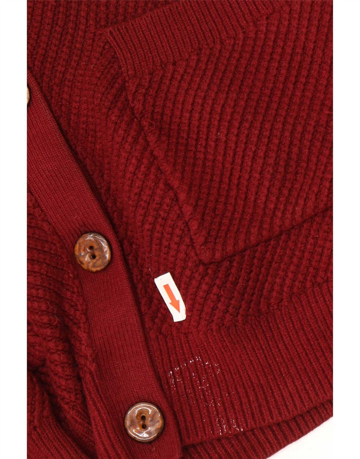 Marks & Spencer - Cárdigan autógrafo para mujer, talla M, viscosa roja, Reino Unido 40