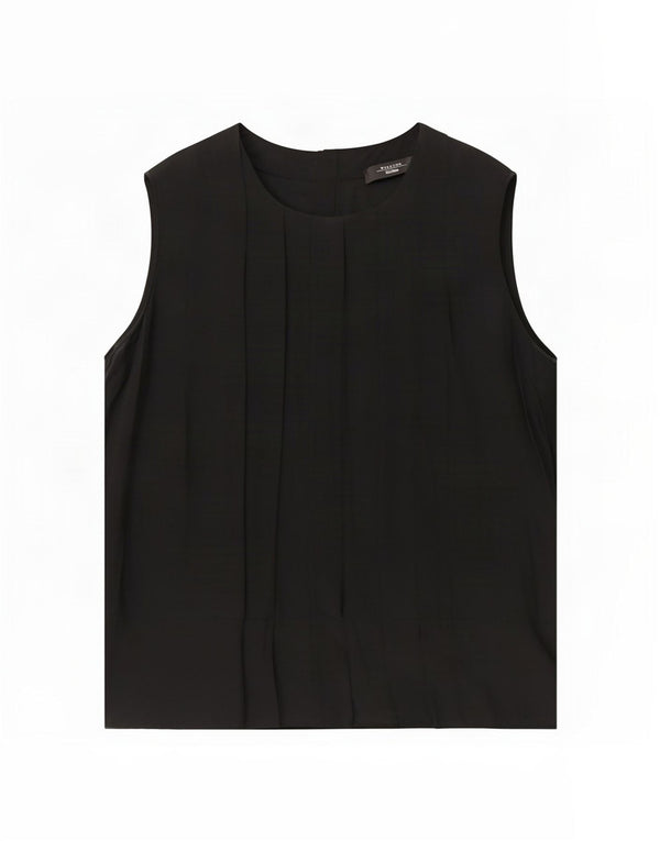 Max Mara Blusa sin mangas de fin de semana para mujer UK 46 Grande Negro