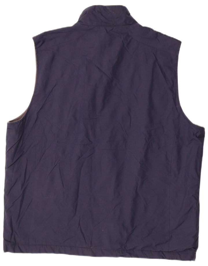 IZOD Chaleco utilitario para hombre UK 42 XL Poliéster azul marino