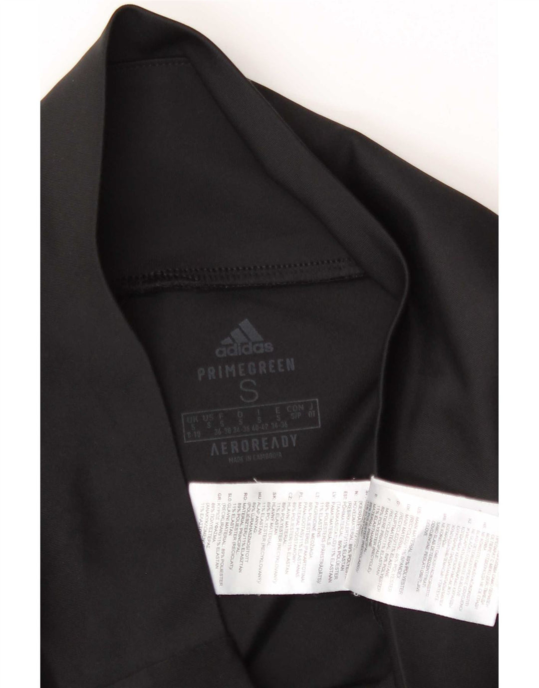 Adidas Mujer Aeroready Capri Leggings UK 8/10 Pequeño Negro Poliéster