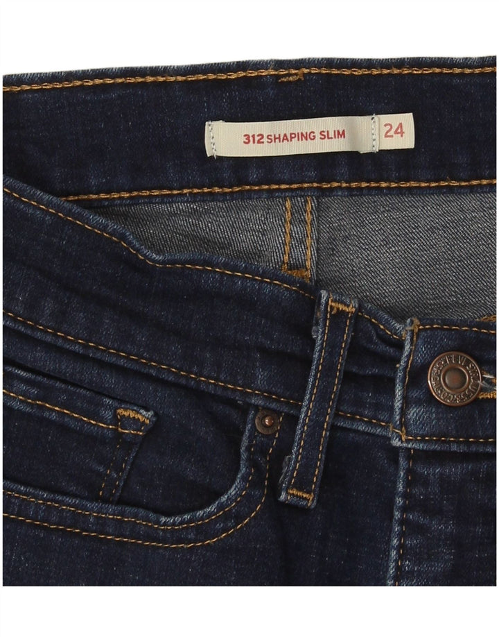 Vaqueros Levi's Mujer 312 Shaping Slim W24 L31 Azul Marino