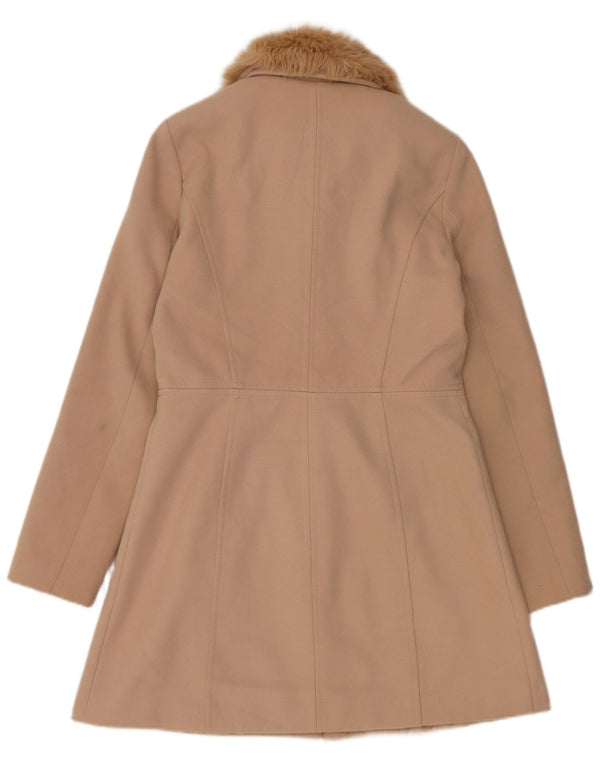 Abrigo Oasis para mujer UK 10 Small Beige Poliéster