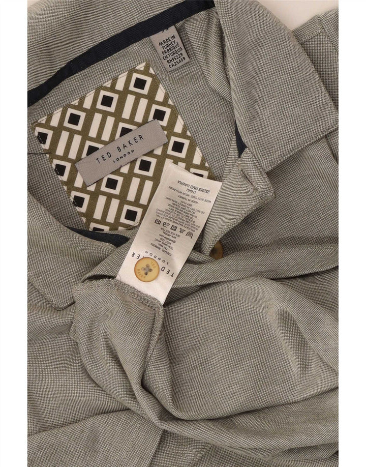 Polo para hombre de Ted Baker, talla pequeña, gris modal