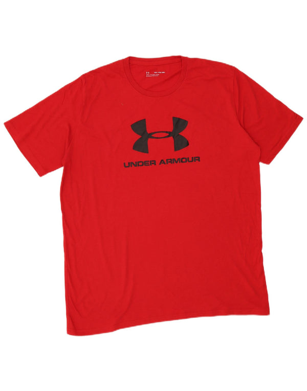 Under Armour Camiseta gráfica para hombre Top 2XL Rojo