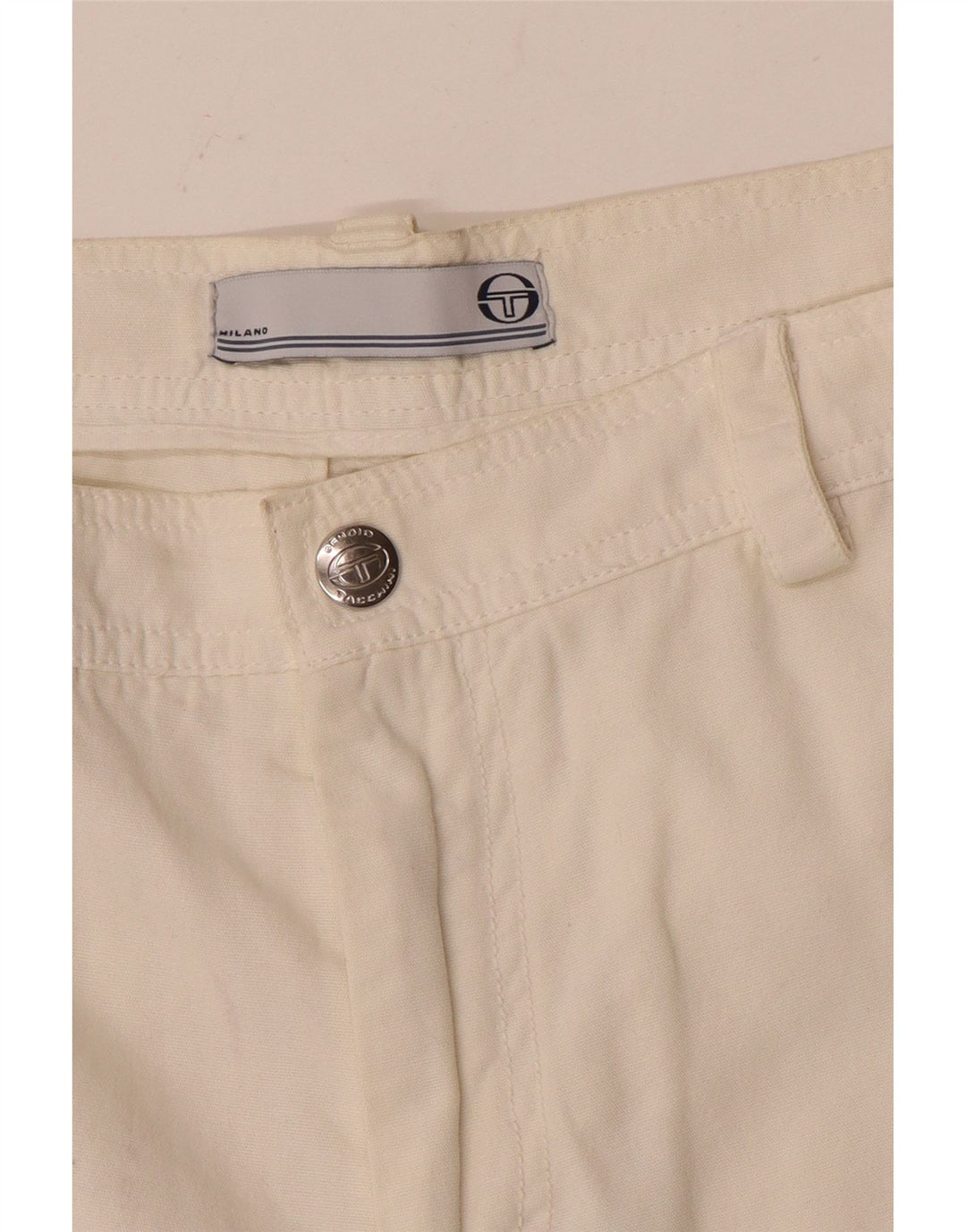 Sergio Tacchini Shorts Cargo Hombre W32 Medio Blanco