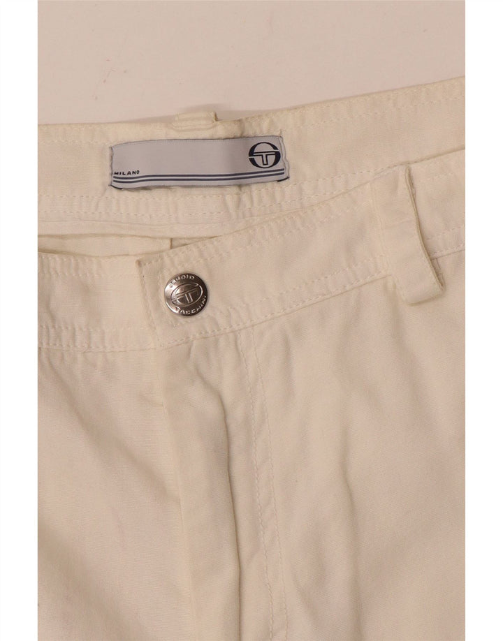 Sergio Tacchini Shorts Cargo Hombre W32 Medio Blanco