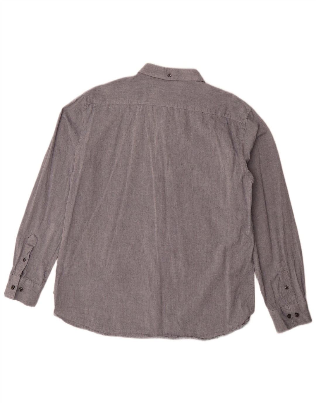 FRENCH CONNECTION Camisa Hombre XL Gris Algodón