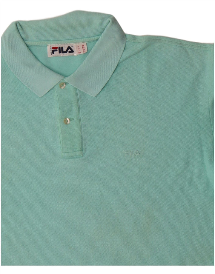 FILA Polo Hombre IT 56 XL Algodón Azul