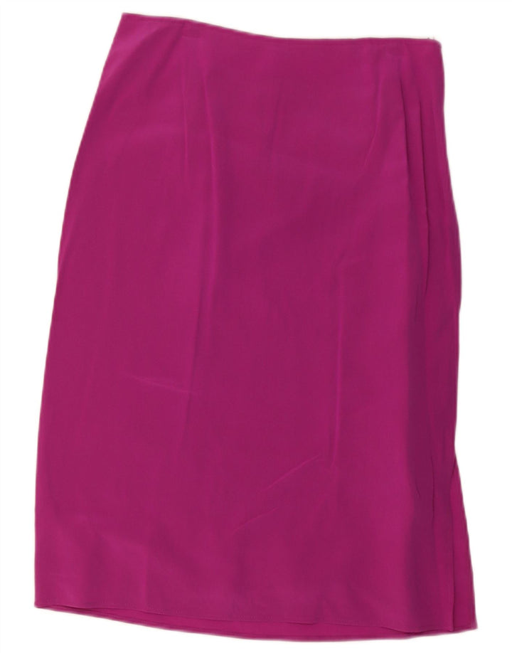 Falda Recta Vintage Mujer W28 Rosa Medio