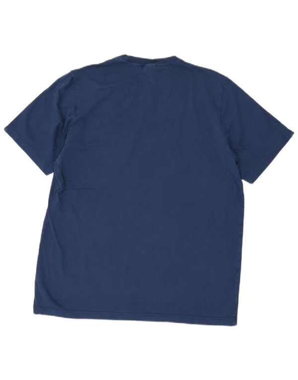 ADIDAS Camiseta Hombre Top Grande Azul Marino Algodón