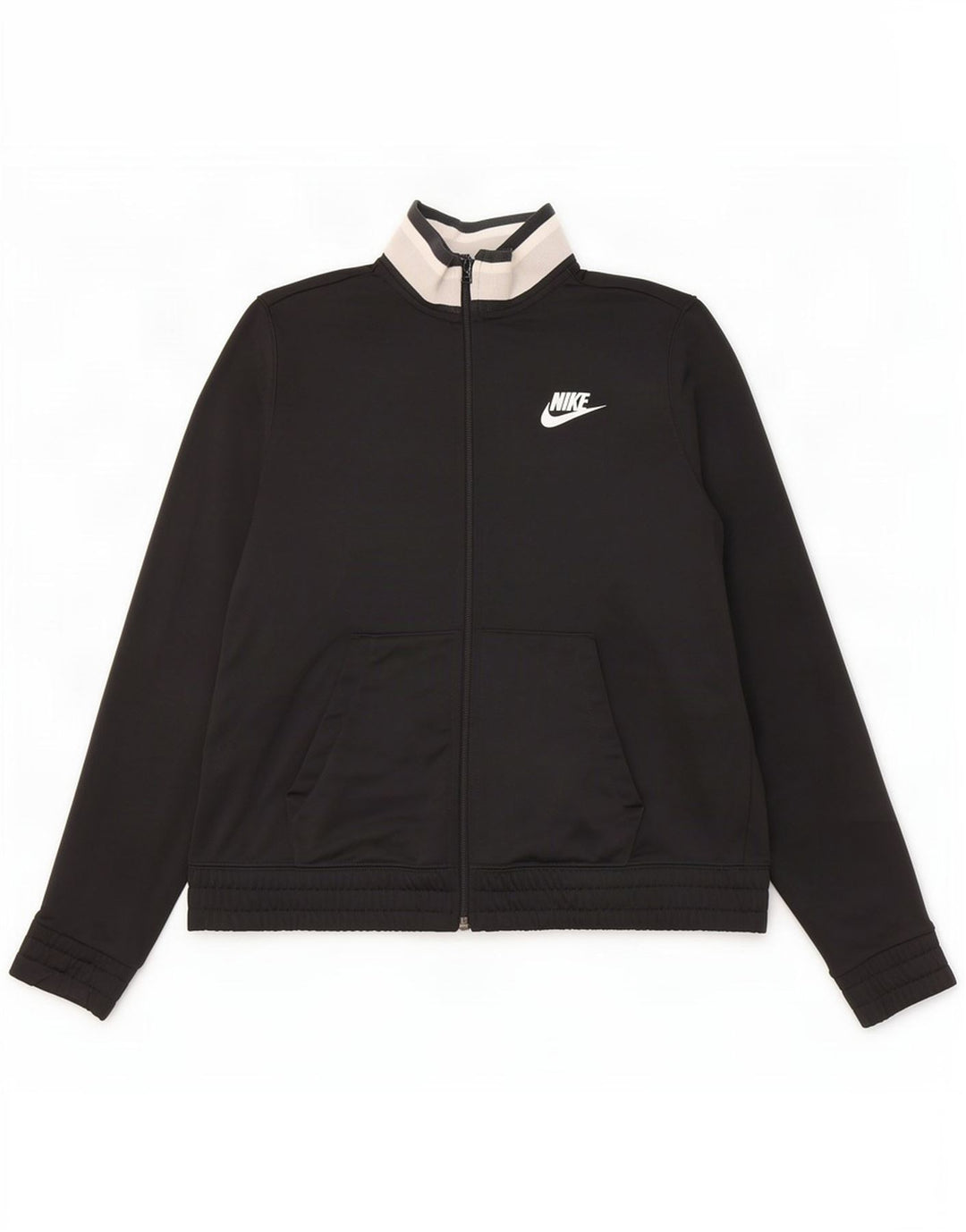 Nike - Chaqueta de chándal para mujer, talla M, color negro, poliéster