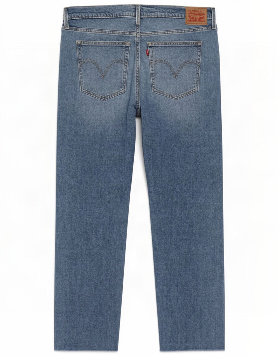 Vaqueros Levi's Mujer Rectos W34 L27 Algodón Azul