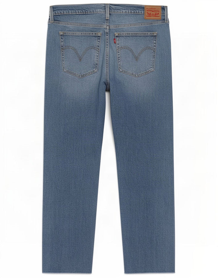 Vaqueros Levi's Mujer Rectos W34 L27 Algodón Azul