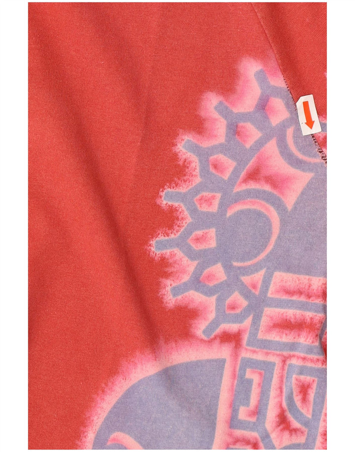 REPLAY Camiseta gráfica para hombre Top grande de algodón rojo