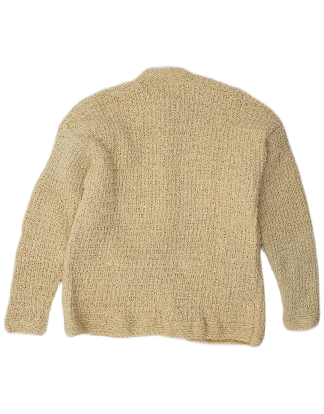 Vintage mujer Cardigan suéter Reino Unido 12 medio apagado blanco