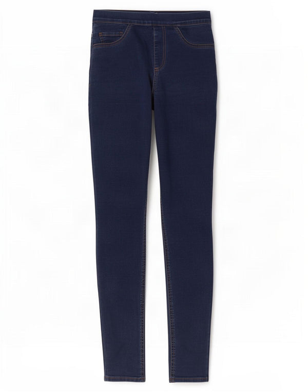 Marks & Spencer Jeans Jegging para Mujer UK 10 Small W26 L30 Algodón Azul
