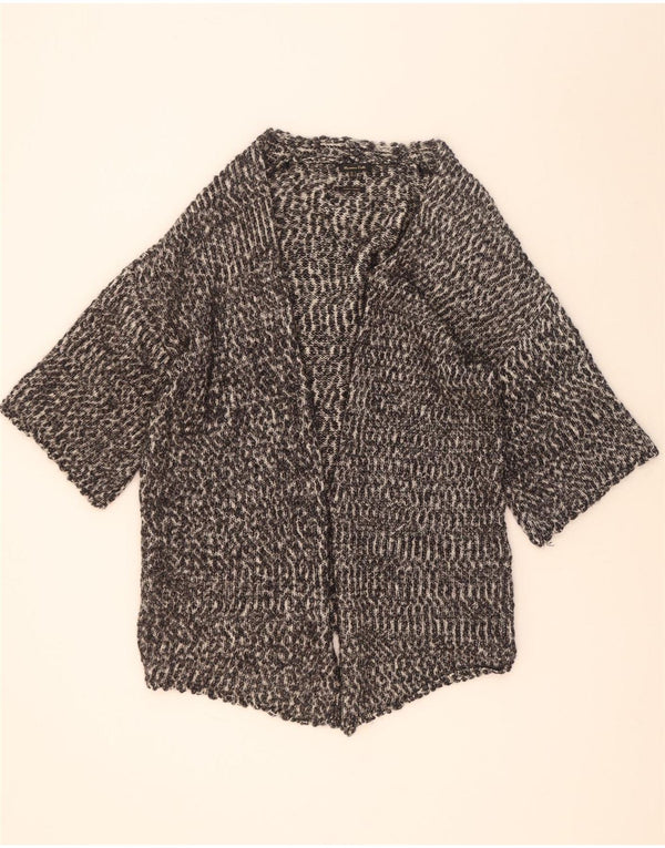 Massimo Dutti Cárdigan Extragrande de Manga 3/4 para Mujer UK 40 Small Gris