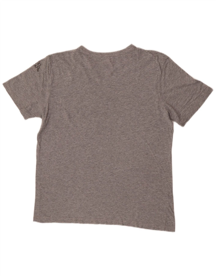 Kappa - Camiseta gráfica para hombre, talla grande, color gris