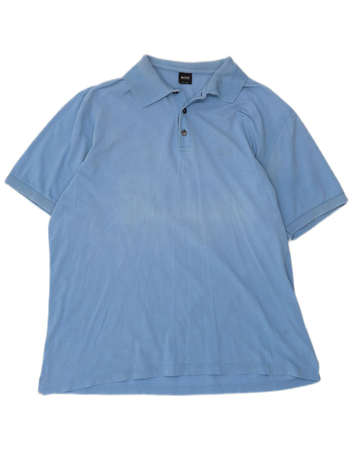 Polo HUGO BOSS Hombre XL Algodón Azul