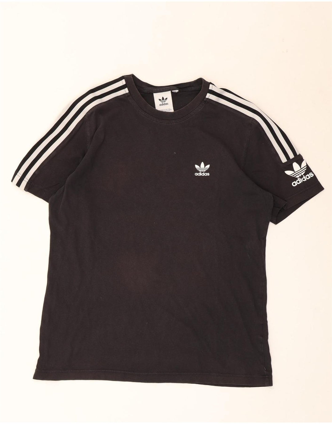 Camiseta Adidas Hombre Top Medium Negro Algodón
