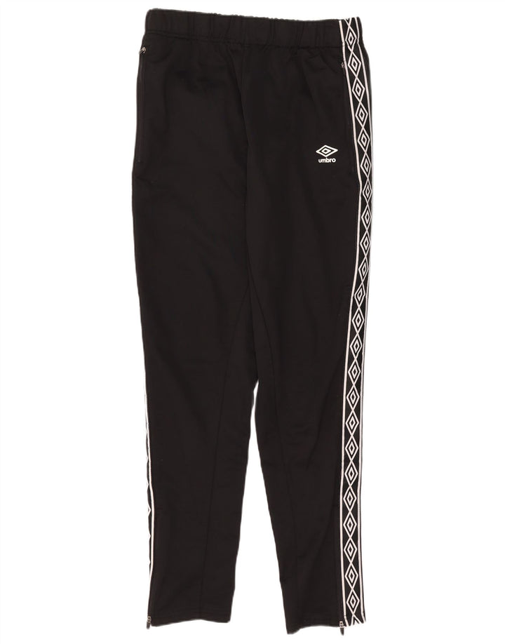 Umbro Hombre Pantalones De Chándal Gráfico Grande Poliéster Negro