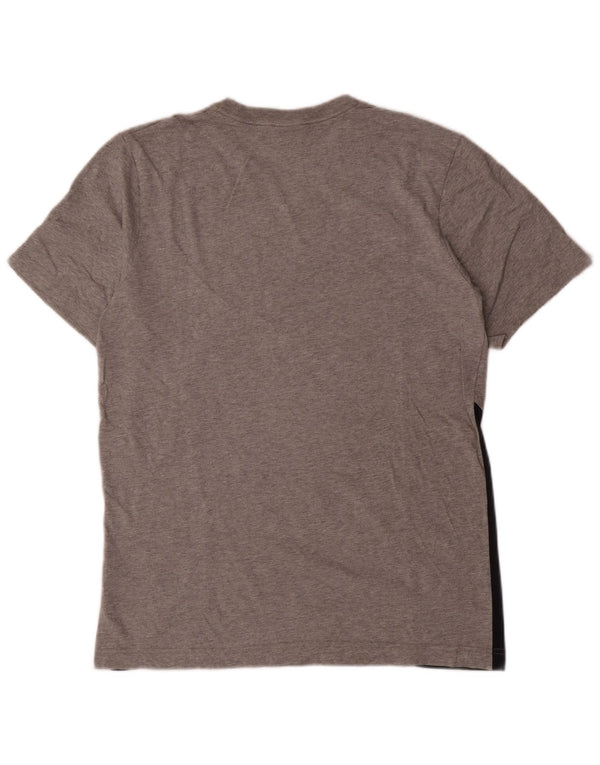 Nike Camiseta gráfica de manga corta para hombre Camiseta deportiva color block gris medio