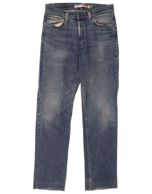 Carrera Mens 702 Jeans Rectos IT 48 Medio W33 L31 Algodón Azul