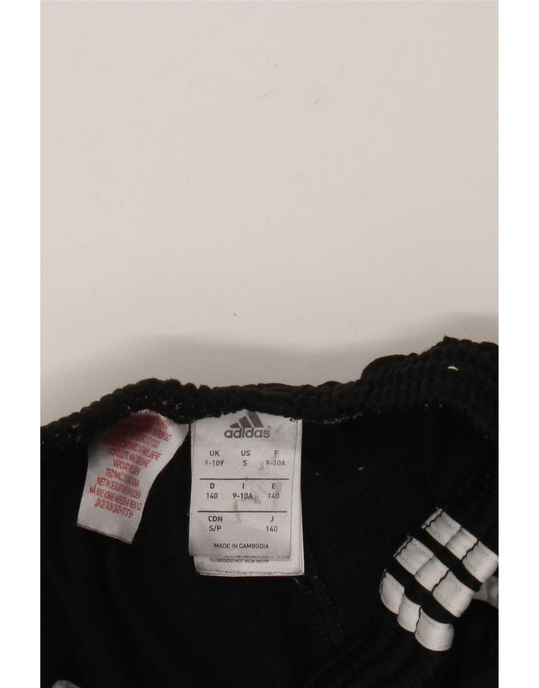 Adidas Pantalón Chándal Niño 9-10 Años Negro Poliéster