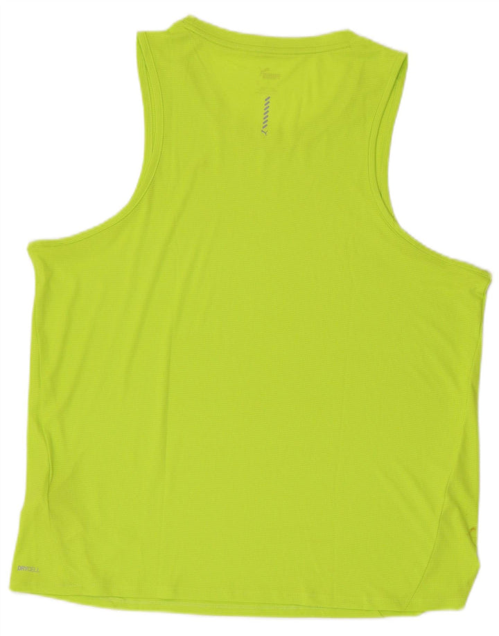 Puma Hombre Chaleco Top XL Verde Poliéster