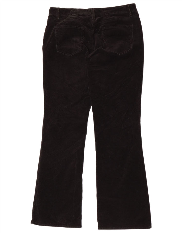 Eddie Bauer Pantalones de pana con corte de bota para mujer US 8 Medium W30 L31 Negro