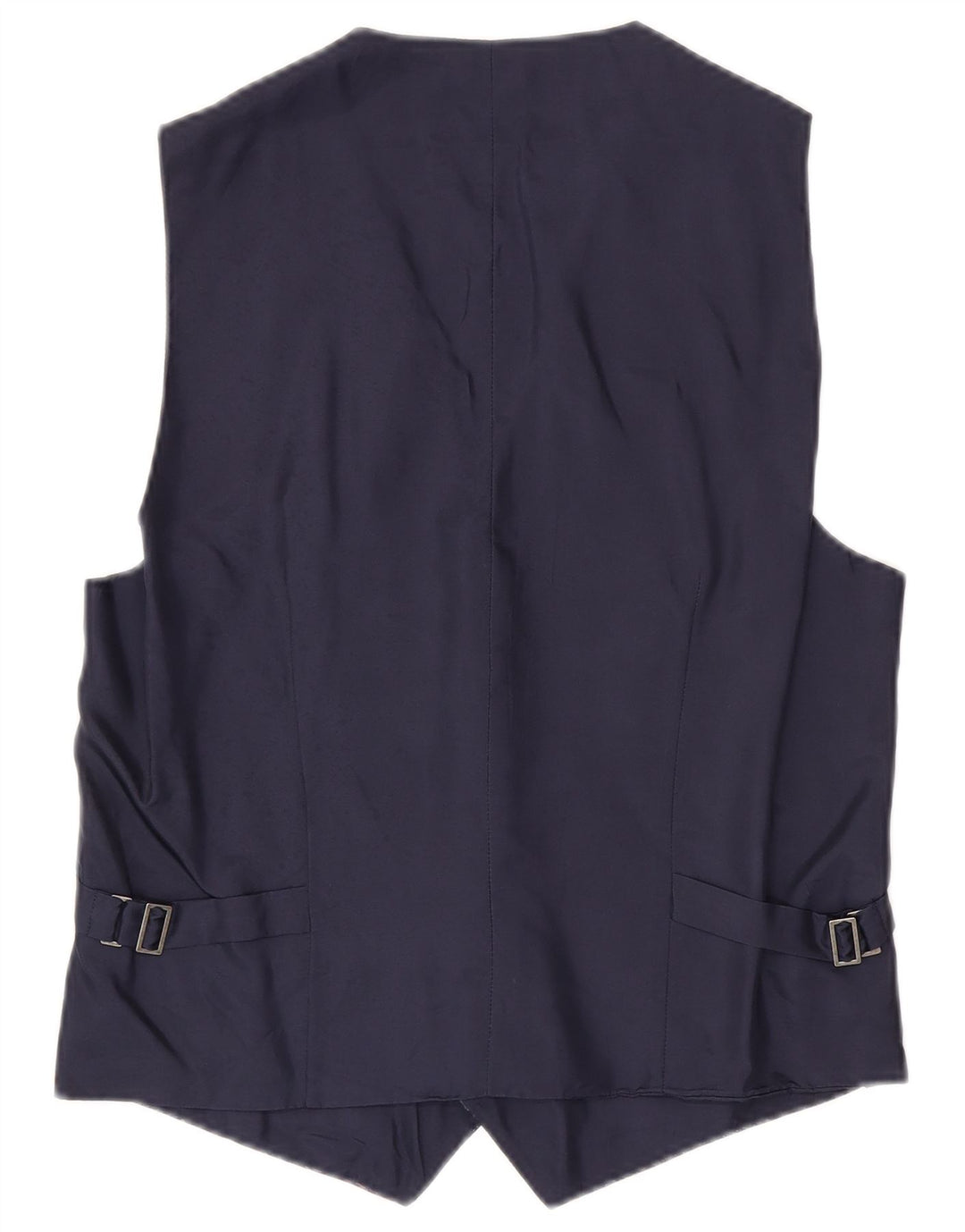 VINTAGE Chaleco para hombre pequeño azul marino Paisley