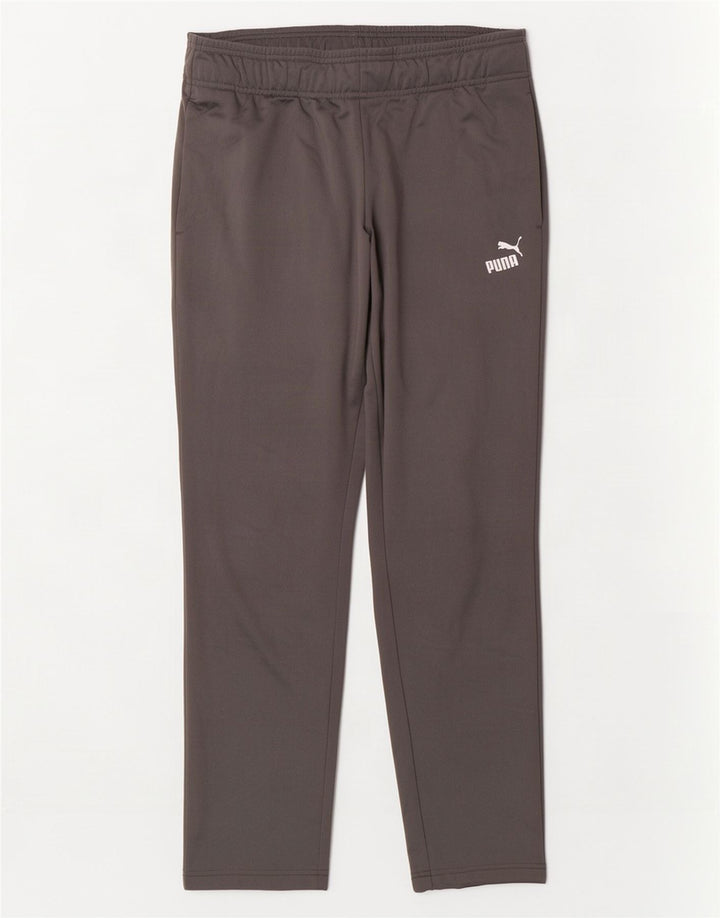 Puma - Pantalones de chándal para mujer, talla 40, poliéster gris grande
