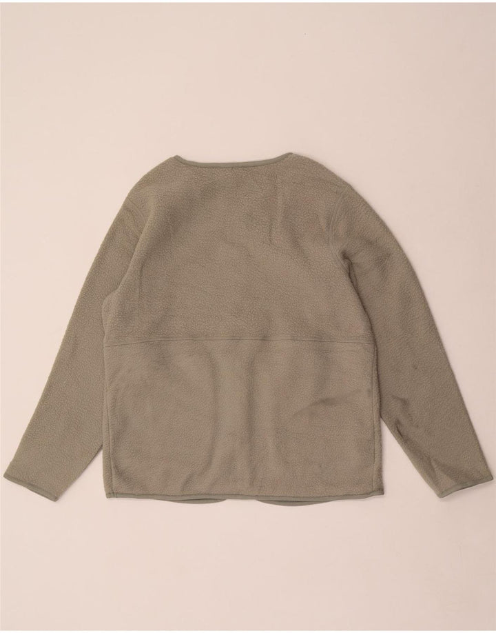 Marks & Spencer Chaqueta polar para mujer UK 40 Poliéster caqui medio