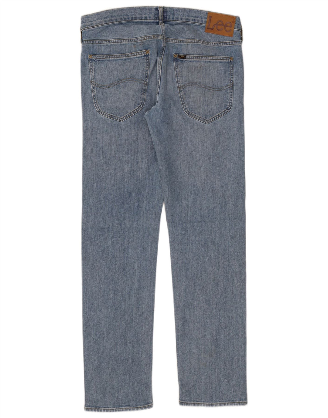 Vaqueros Lee Daren Zip Fly Slim para Hombre W32 L32 Algodón Azul