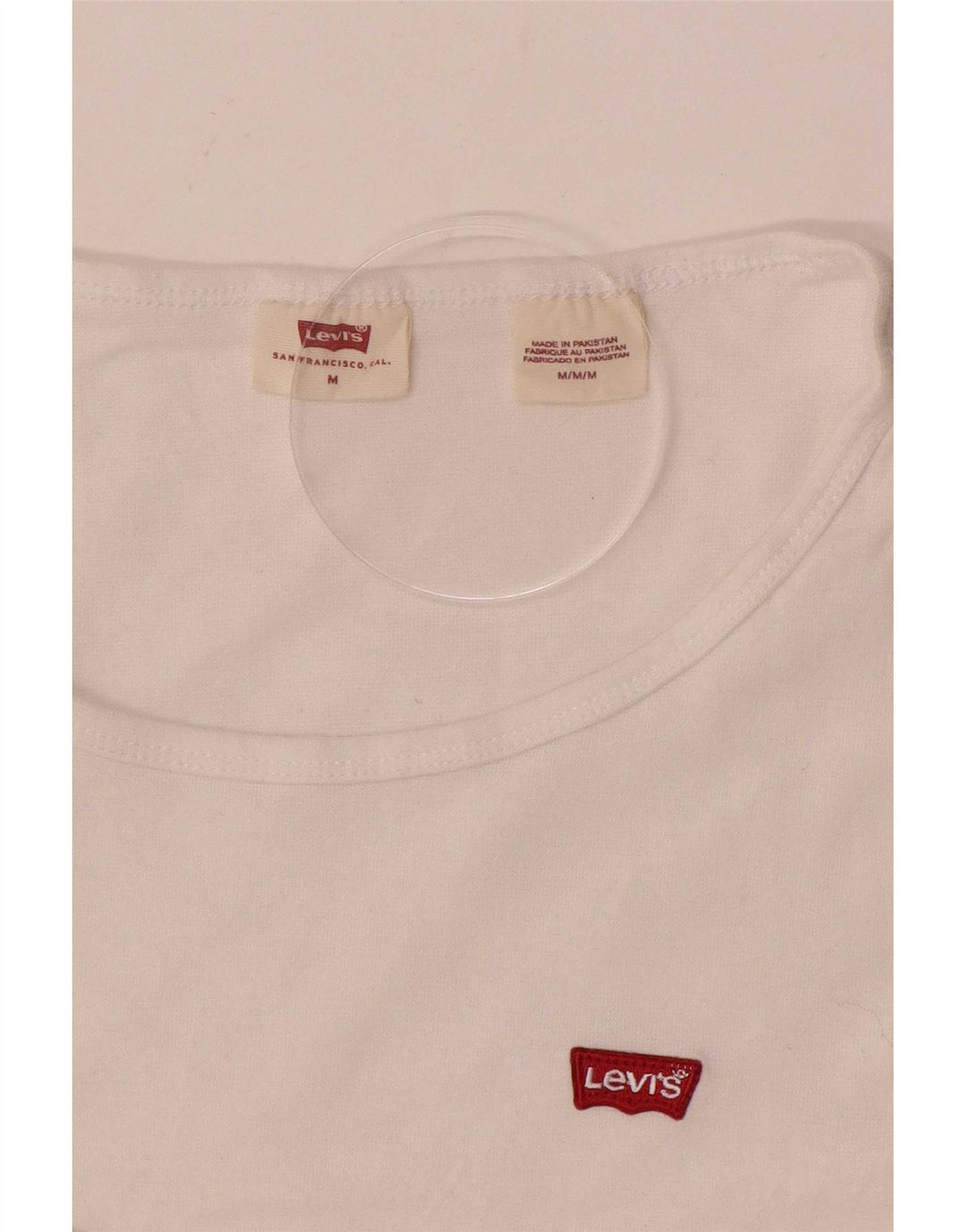 Levi's Top de manga larga para mujer UK 12 Medium White