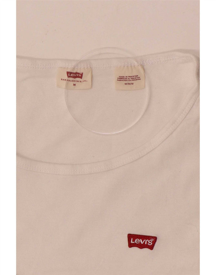 Levi's Top de manga larga para mujer UK 12 Medium White