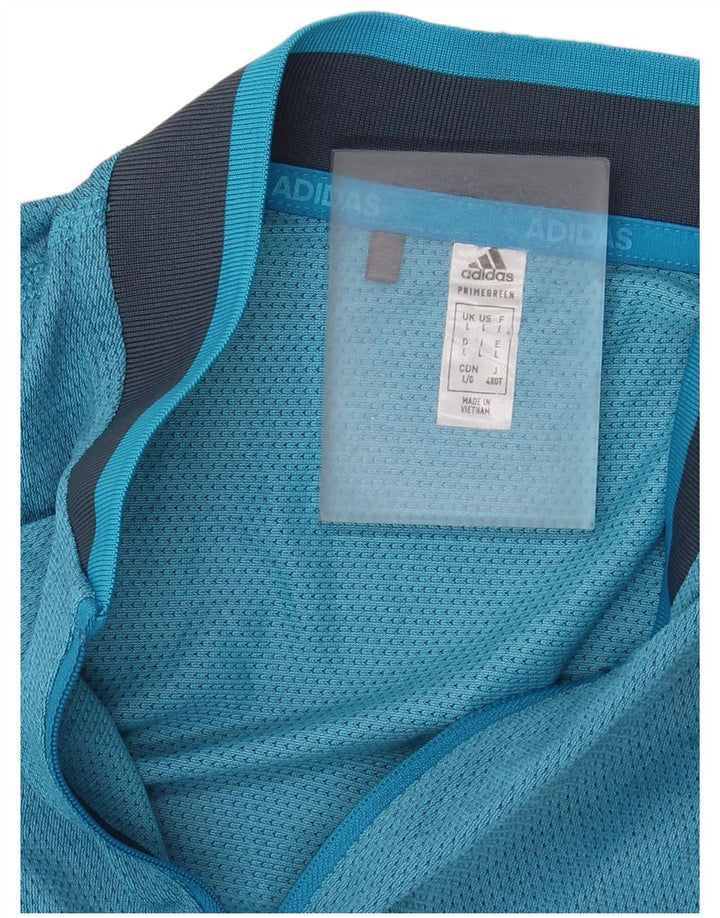 Adidas - Camiseta sin mangas para mujer, talla 40, color azul grande
