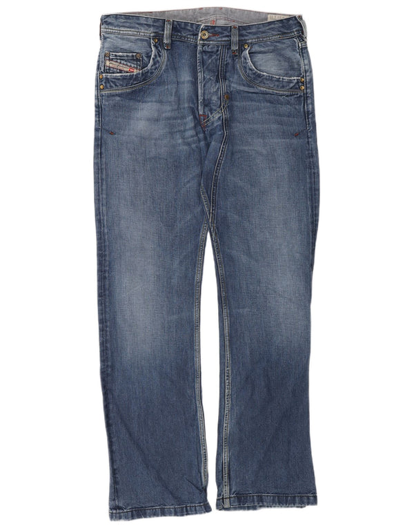 Diesel Hombre Lemmen Bootcut Jeans W33 L32 Algodón Azul