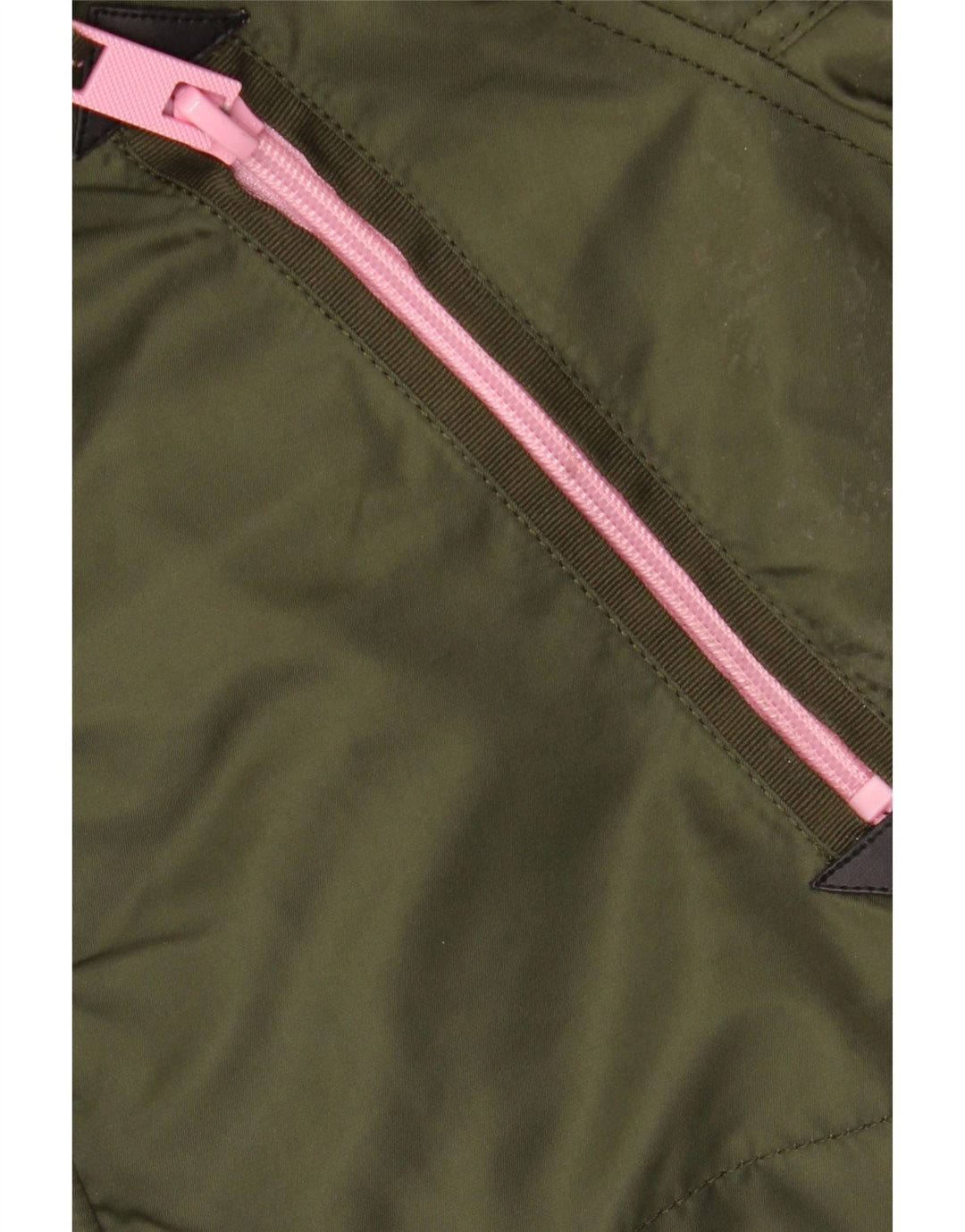 SUPERDRY Chaqueta parka con capucha para mujer UK 44 Medium Khaki Nylon