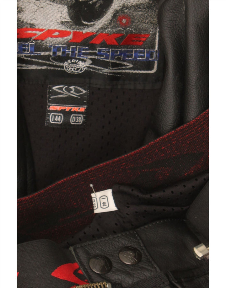 SPYKE Womens Motorcycle Graphic 2 Piece Set IT 44 Medium  Black Leather Vintage Spyke and Second-Hand Spyke from Messina Hembry 