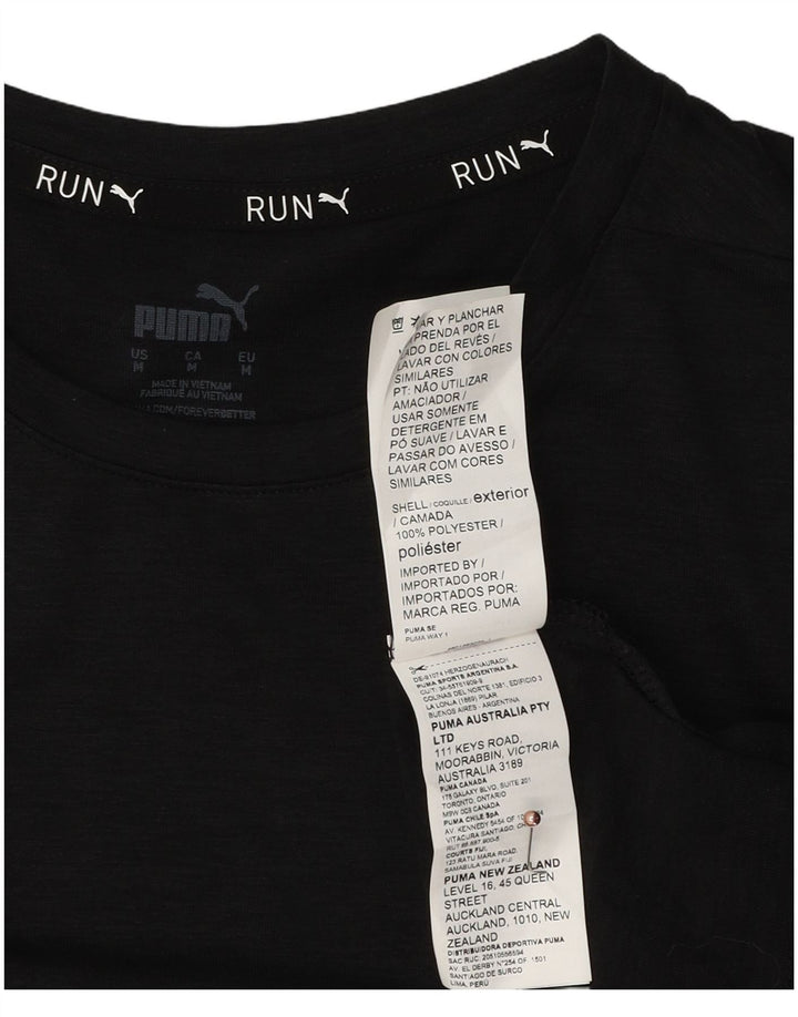 Camiseta Puma Hombre Top Medium Negro Poliéster