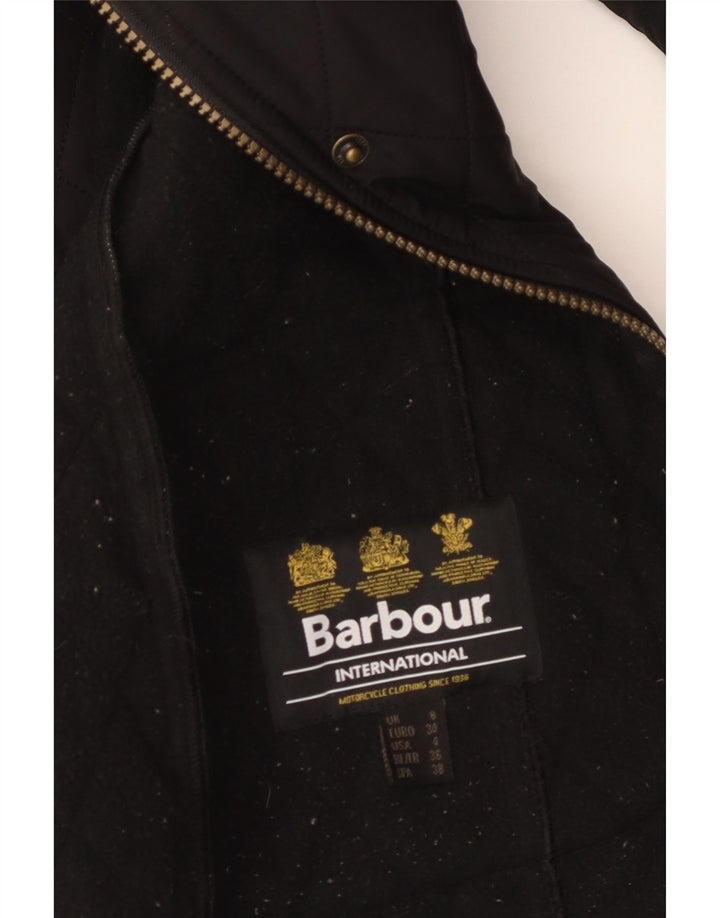 Barbour Chaqueta acolchada para mujer UK 8 Small Poliéster negro