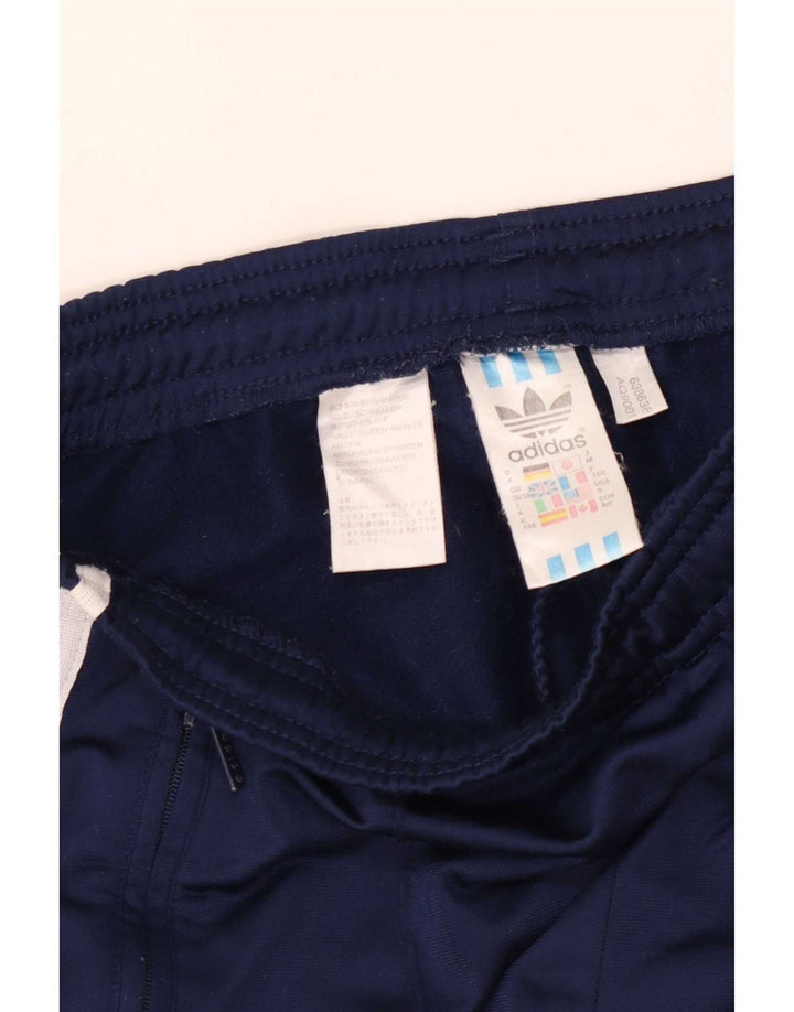 Adidas Pantalones de chándal para hombre UK 36/38 Small Azul marino Poliéster