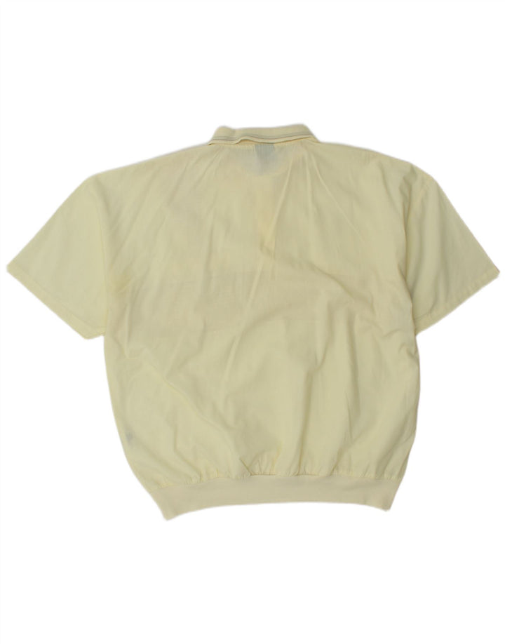 CANDA Camisa tipo jersey de manga corta para hombre IT 52/54 Large Yellow Stripes