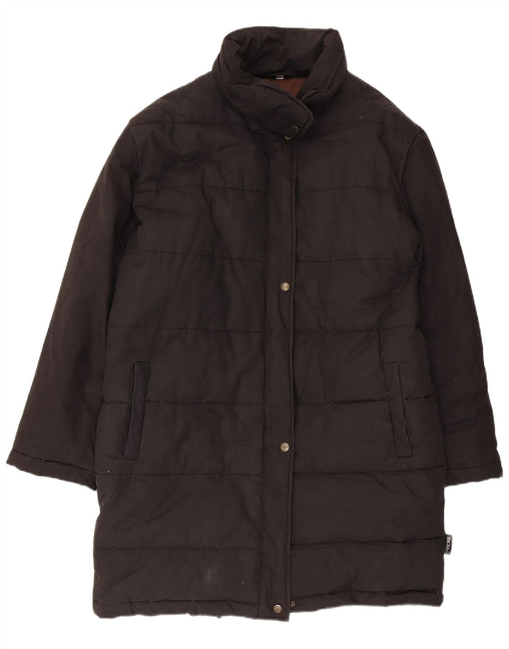 Brugi Abrigo acolchado para mujer IT 46 Large Poliéster negro