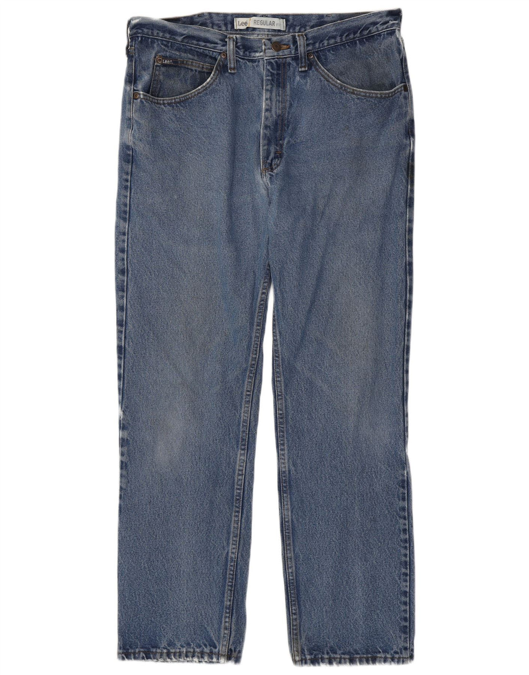 Vaqueros rectos de corte regular Lee para hombre W36 L32 Algodón azul