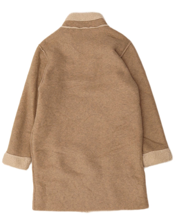 Marks & Spencer Abrigo extragrande Sherpa para mujer Reino Unido 10 Pequeño beige moteado