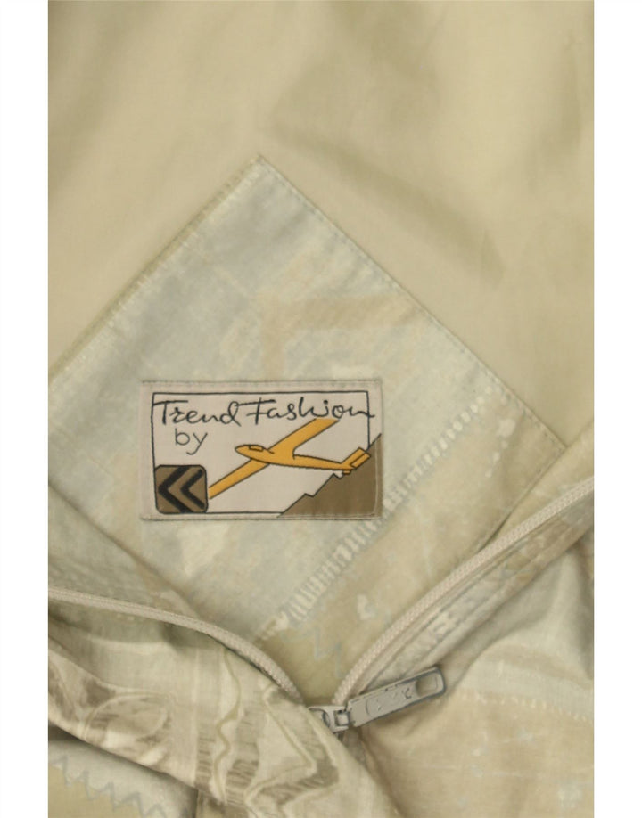 VINTAGE Womens Windbreaker Coat IT 50 XL Beige Patchwork Vintage Vintage and Second-Hand Vintage from Messina Hembry 